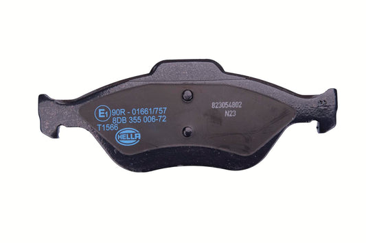 HELLA Brake pad set - T1566 - for e.g. DAIHATSU / TOYOTA 8DB355006-721