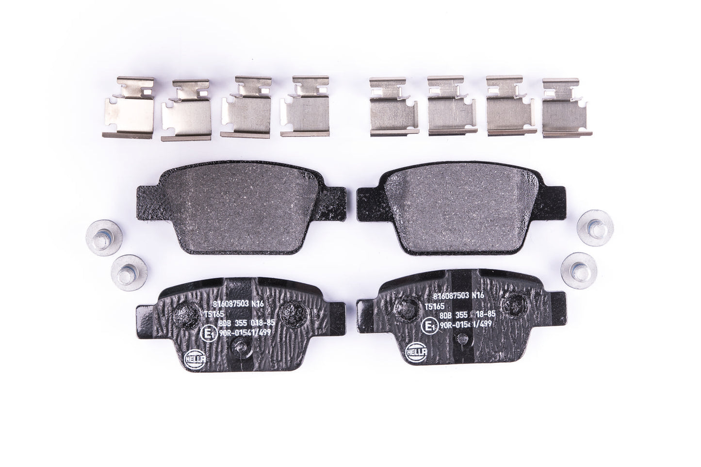 HELLA Brake pad set - T5165 - for e.g. ALFA ROMEO / CHRYSLER / FIAT / LANCIA 8DB355018-851