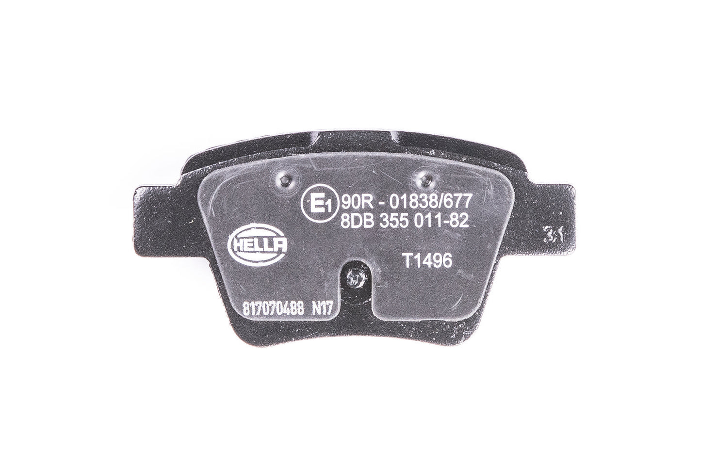 HELLA Brake pad set - T1496 - for e.g. CITROEN / PEUGEOT 8DB355011-821