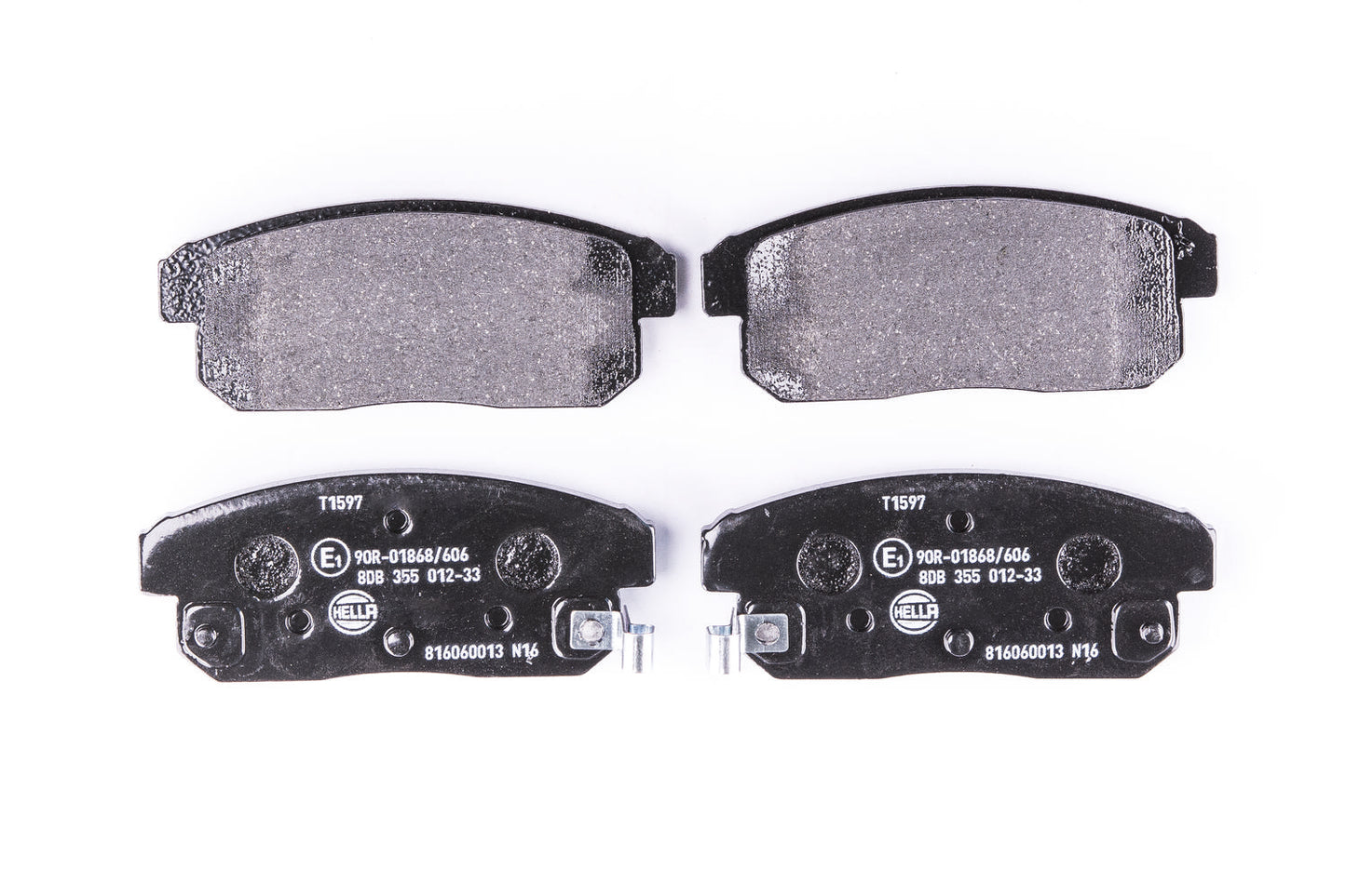 HELLA Brake pad set - T1597 - for e.g. CHEVROLET / NISSAN / SUZUKI 8DB355012-331