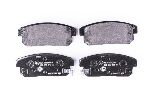 HELLA Brake pad set - T1597 - for e.g. CHEVROLET / NISSAN / SUZUKI 8DB355012-331