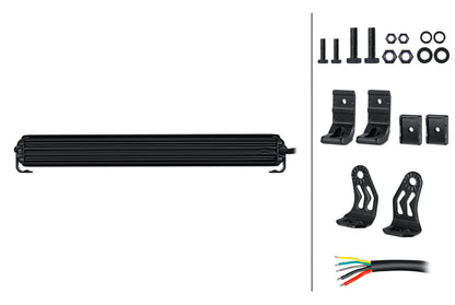 HELLA LED-Lightbar - Black Magic Edgeless Pro - 12/24V - yellow (amber)/white - 4870lm 1FJ358236-041