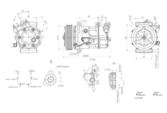 Hella Aircon Compressor 8FK366200-441