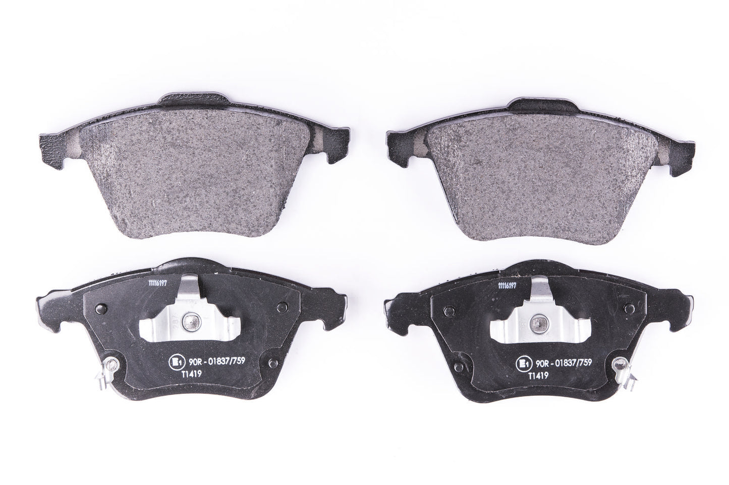HELLA Brake pad set - T1419 - for e.g. MAZDA 8DB355011-051