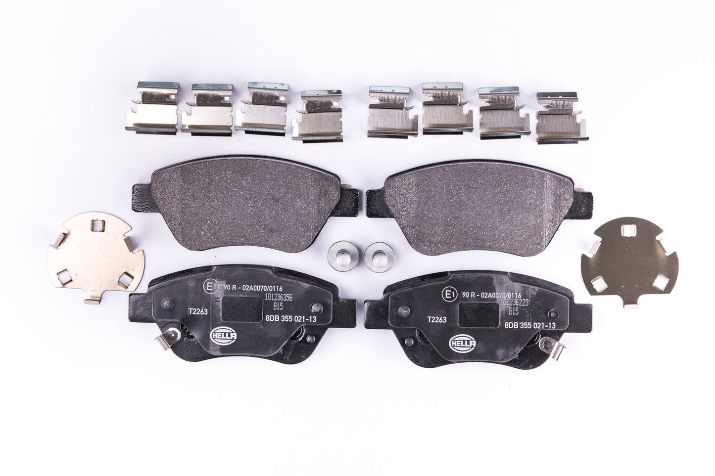 HELLA Brake pad set - T2263 - for e.g. OPEL / VAUXHALL 8DB355021-131