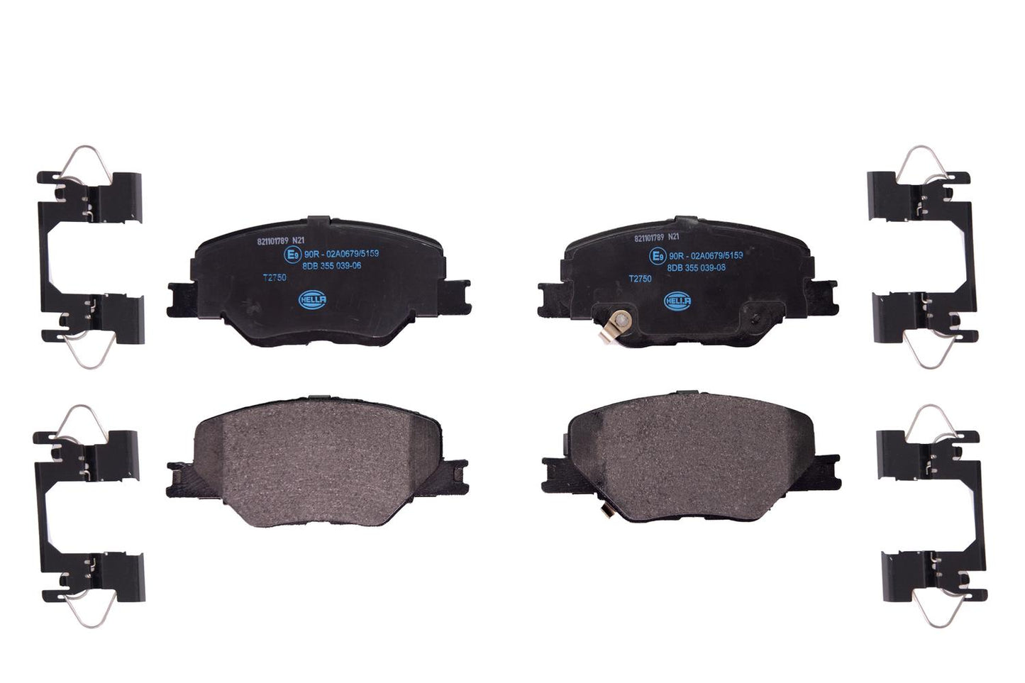 HELLA Brake pad set - T2750 - for e.g. HOLDEN / OPEL / VAUXHALL 8DB355039-061