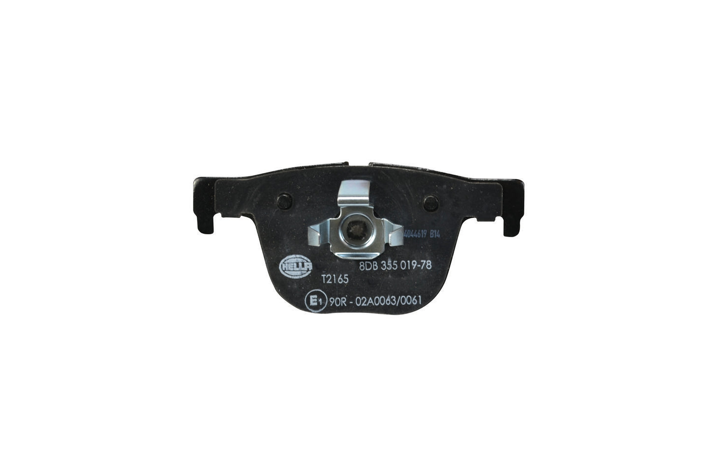 HELLA Brake pad set - T2165 - for e.g. BMW 8DB355019-781