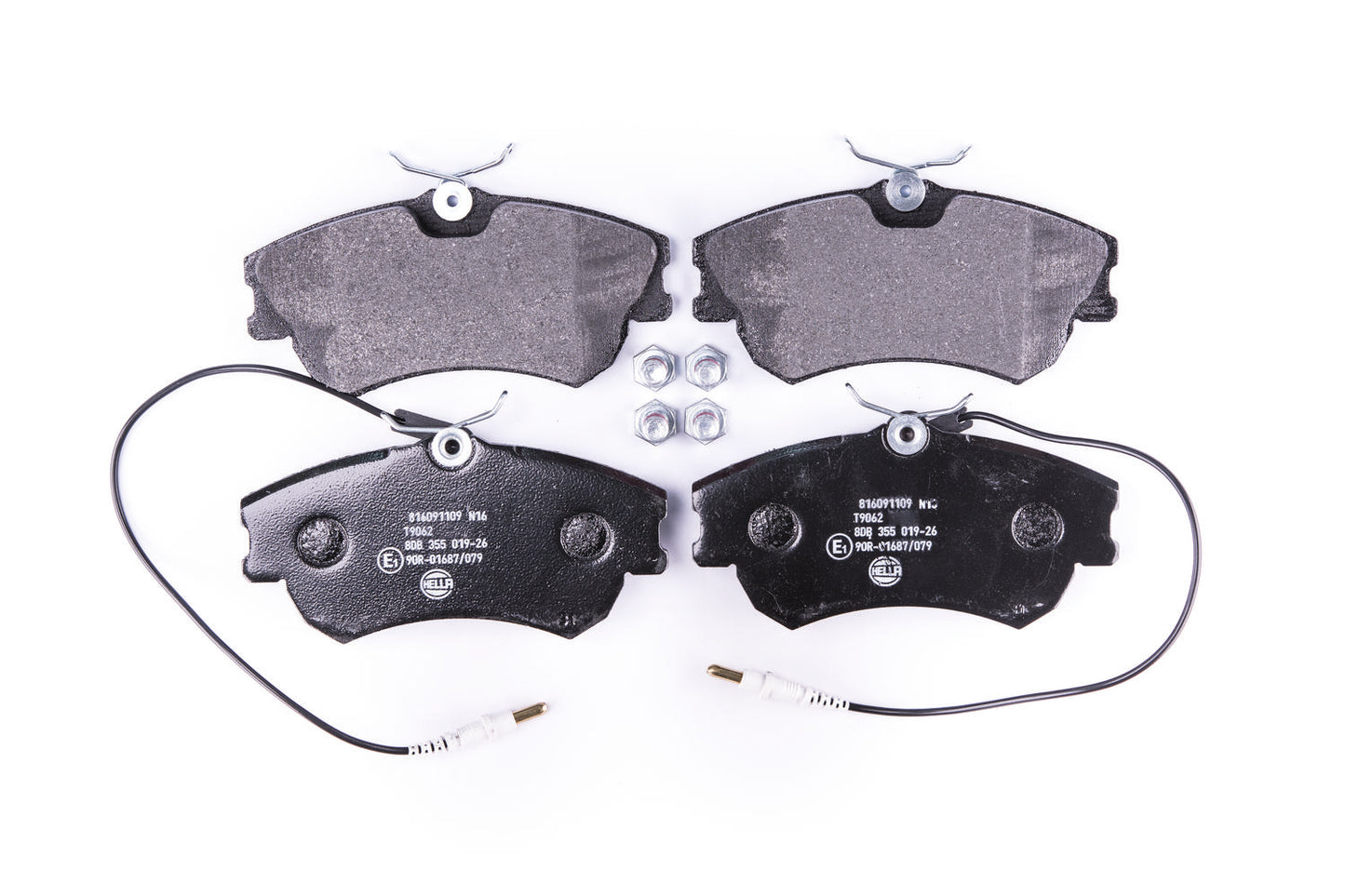 HELLA Brake pad set - T9062 - for e.g. RENAULT 8DB355019-261