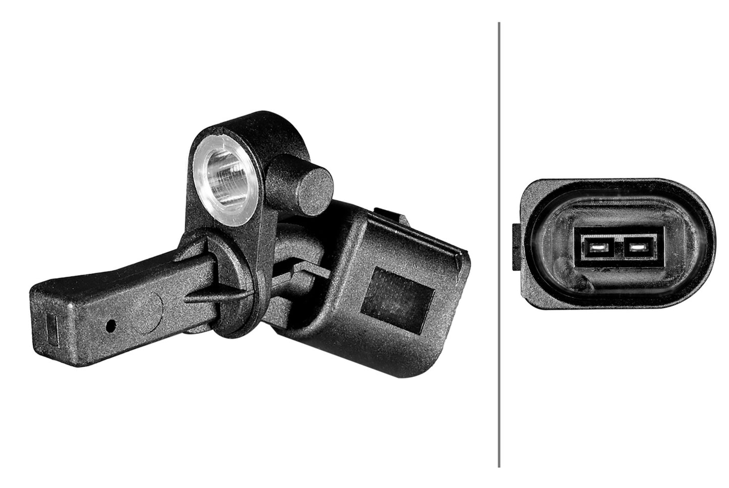 HELLA Sensor, wheel speed - 2-pin connector 6PU358216-301