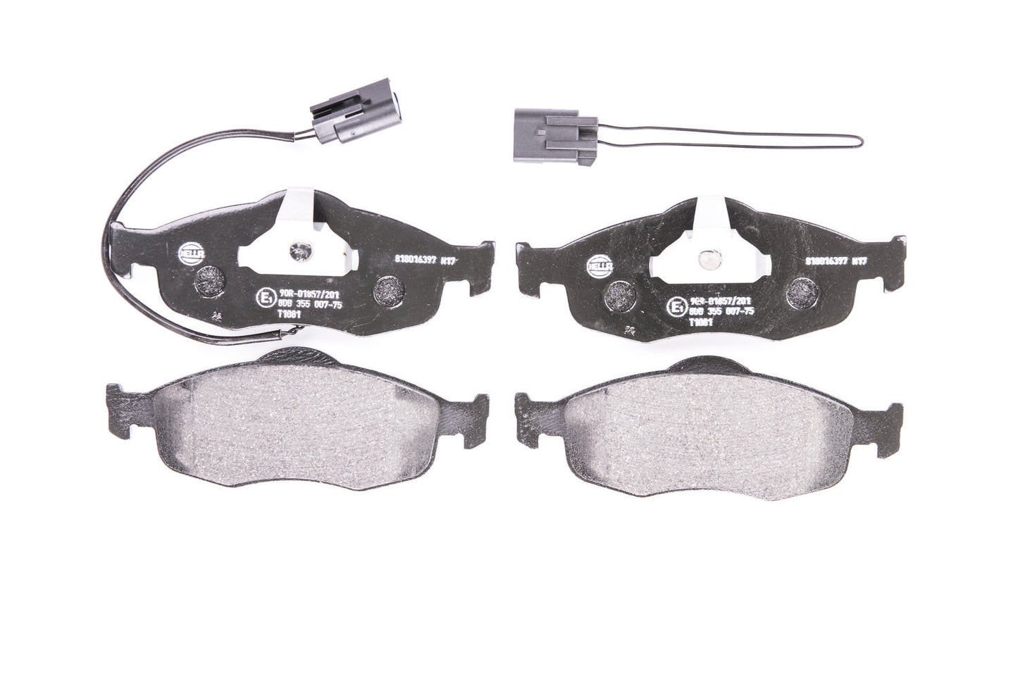 HELLA Brake pad set - T1081 - for e.g. FORD / MERCURY 8DB355007-751