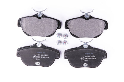 HELLA Brake pad set - T1652 - for e.g. CITROEN 8DB355012-881