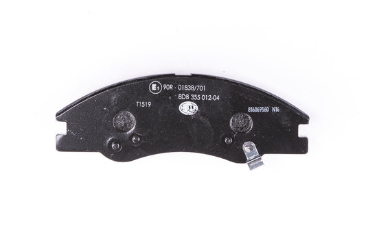 HELLA Brake pad set - T1519 - for e.g. KIA 8DB355012-041