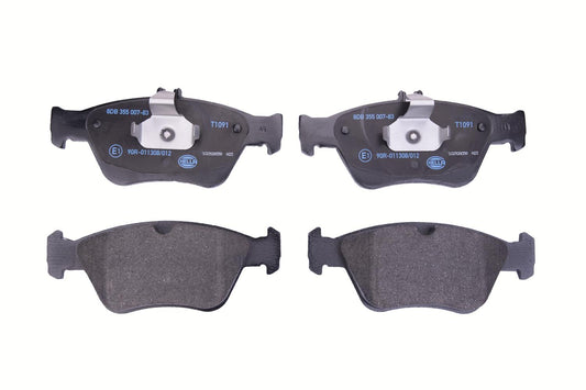 HELLA Brake pad set - T1091 - for e.g. MERCEDES-BENZ 8DB355007-831