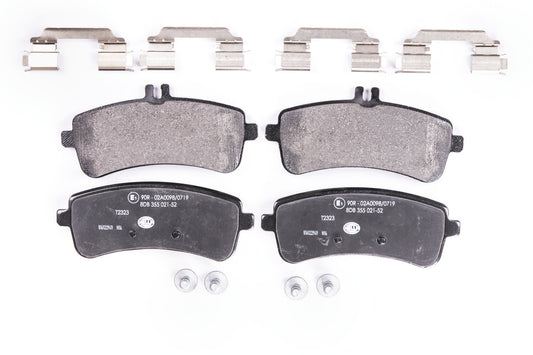 HELLA Brake pad set - T2323 - for e.g. MERCEDES-BENZ 8DB355021-521