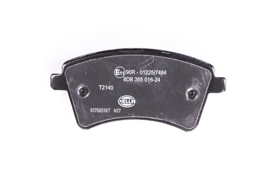 HELLA Brake pad set - T2140 - for e.g. RENAULT 8DB355016-241