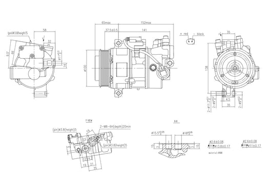 Hella Aircon Compressor 8FK366201-111