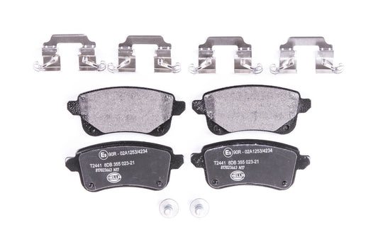 HELLA Brake pad set - T2441 - for e.g. RENAULT 8DB355023-211