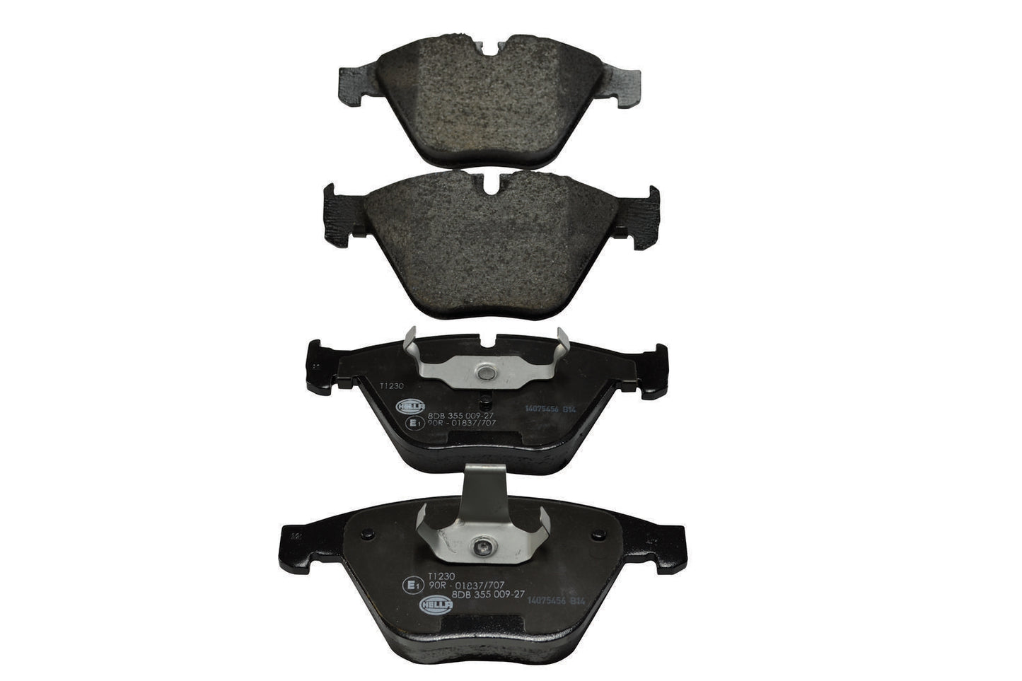 HELLA Brake pad set - T1230 - for e.g. BMW 8DB355009-271