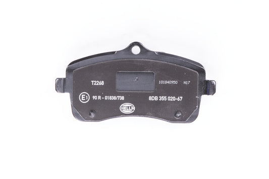 HELLA Brake pad set - T2268 - for e.g. PEUGEOT 8DB355020-671