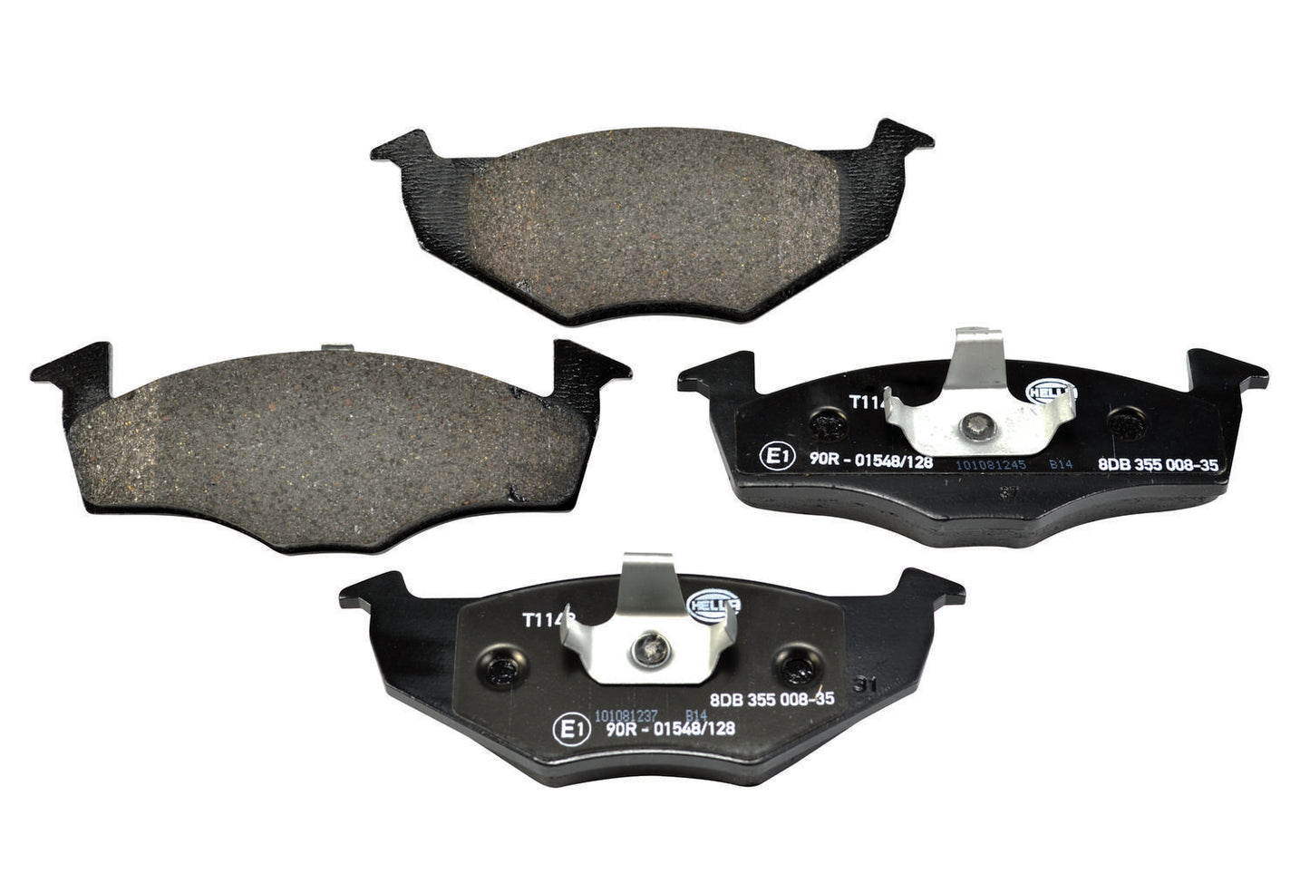 HELLA Brake pad set - T1143 - for e.g. SEAT / VOLKSWAGEN 8DB355008-351
