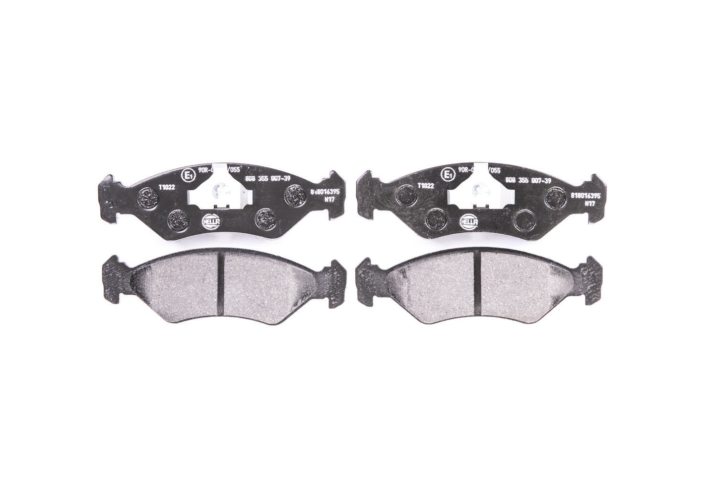 HELLA Brake pad set - T1022 - for e.g. FORD 8DB355007-391