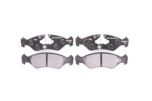 HELLA Brake pad set - T1022 - for e.g. FORD 8DB355007-391
