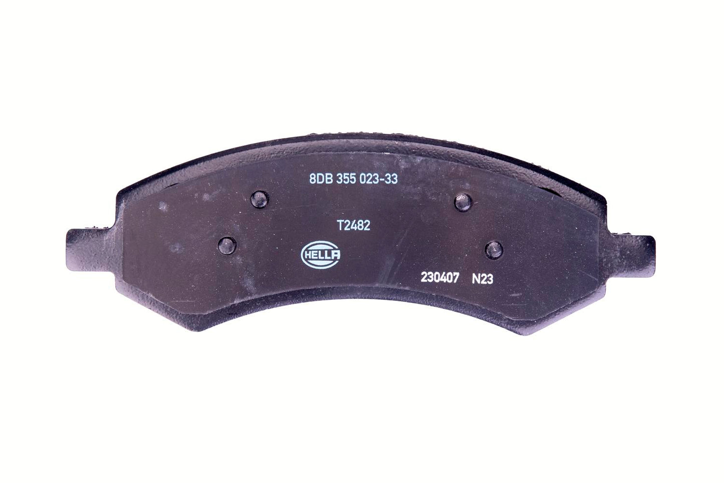 HELLA Brake pad set - T2482 - for e.g. CHRYSLER / DODGE / RAM 8DB355023-331