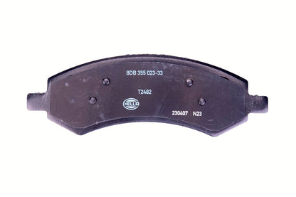 HELLA Brake pad set - T2482 - for e.g. CHRYSLER / DODGE / RAM 8DB355023-331