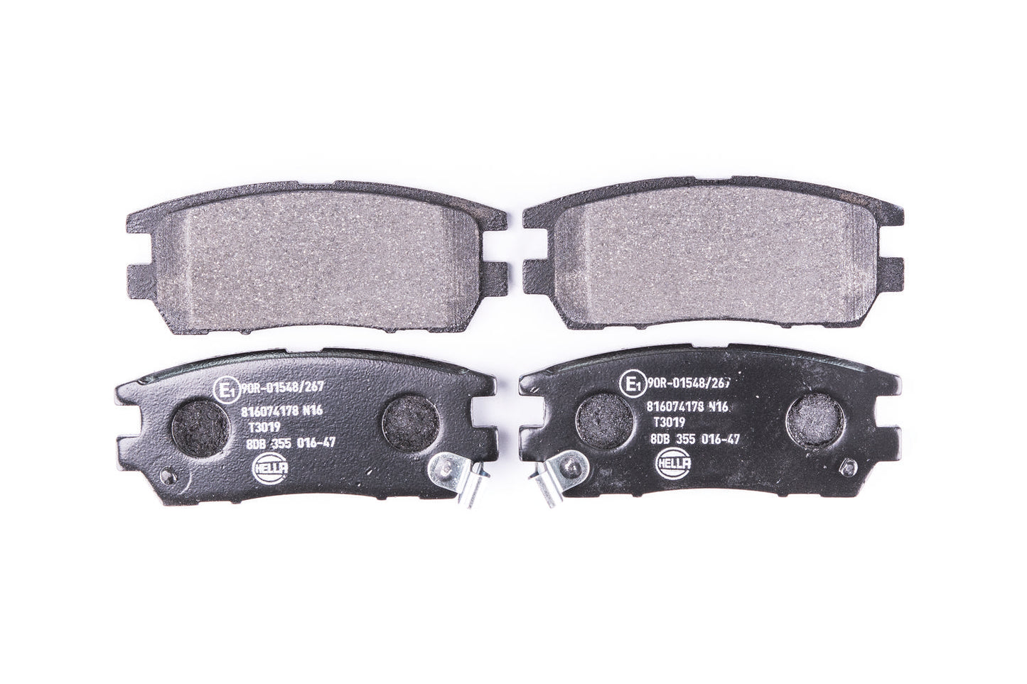 HELLA Brake pad set - T3019 - for e.g. MITSUBISHI 8DB355016-471