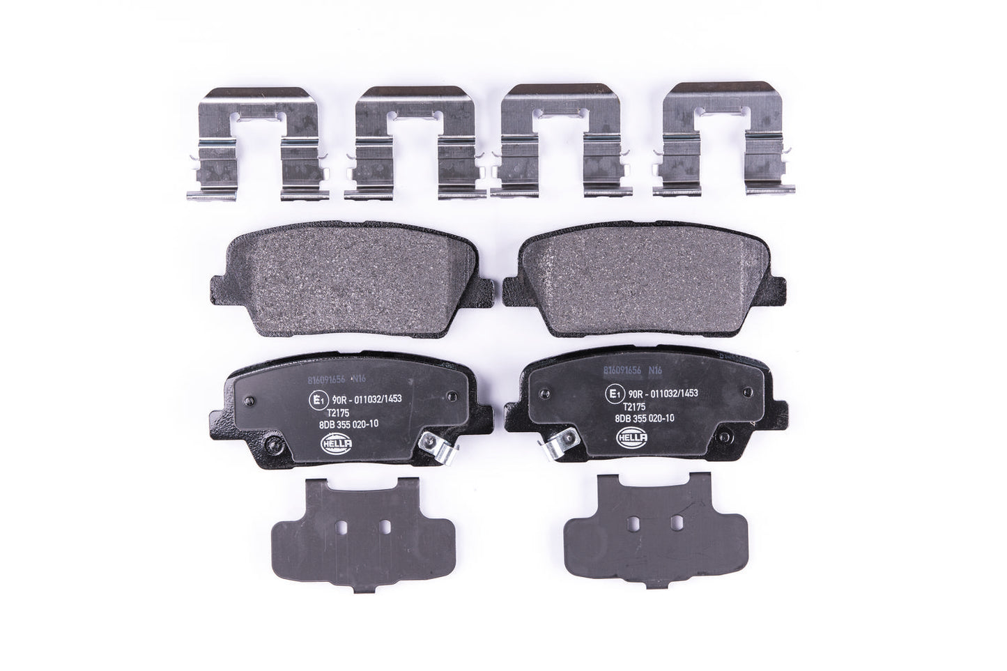 HELLA Brake pad set - T2175 - for e.g. HYUNDAI / KIA / SSANGYONG 8DB355020-101