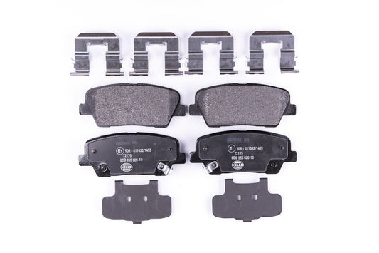 HELLA Brake pad set - T2175 - for e.g. HYUNDAI / KIA / SSANGYONG 8DB355020-101