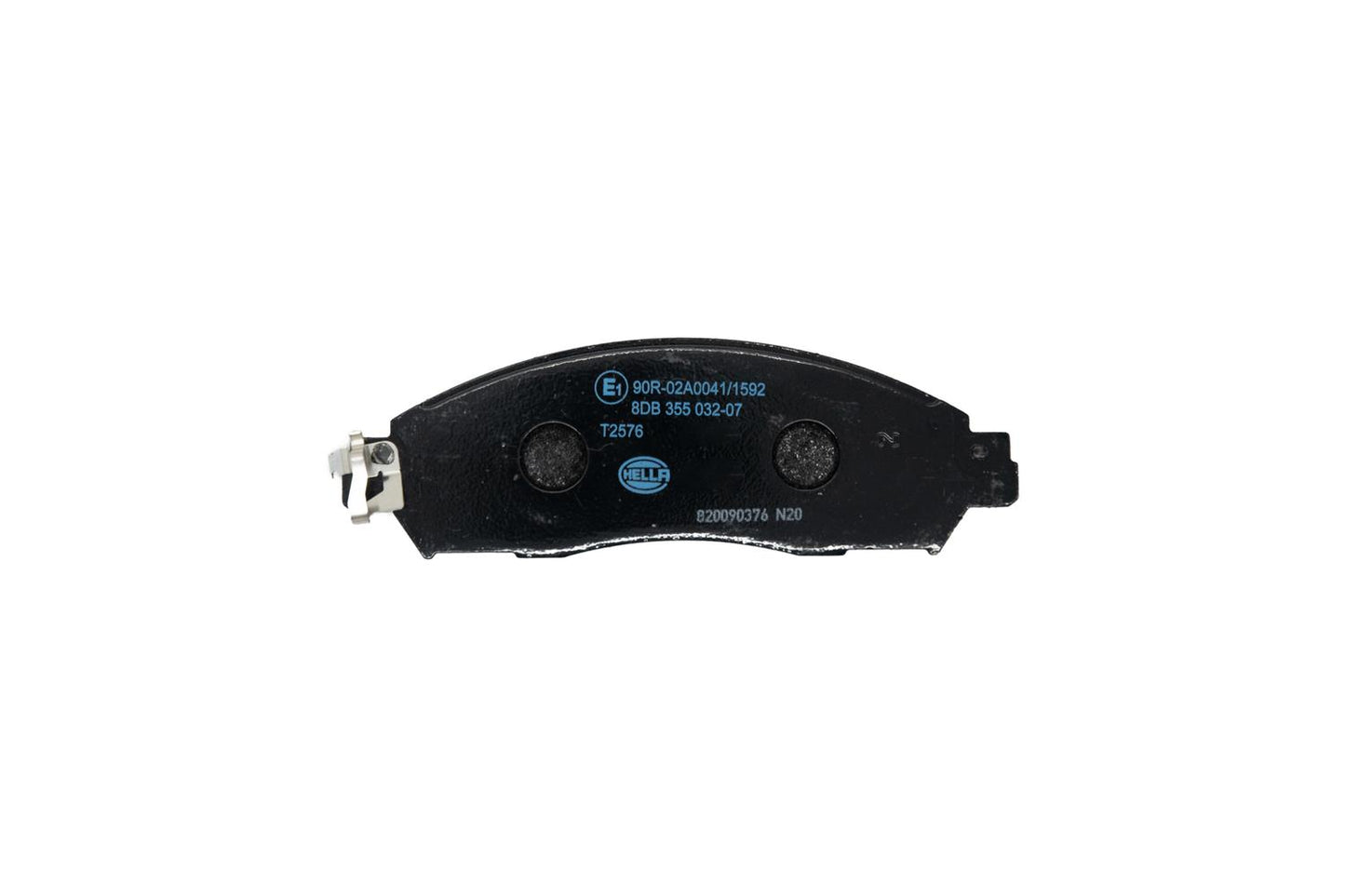 HELLA Brake pad set - T2576 - for e.g. NISSAN / RENAULT 8DB355032-071
