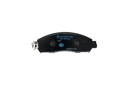 HELLA Brake pad set - T2576 - for e.g. NISSAN / RENAULT 8DB355032-071