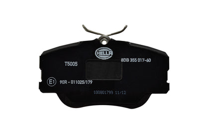 HELLA Brake pad set - T5005 - for e.g. MERCEDES-BENZ 8DB355017-601