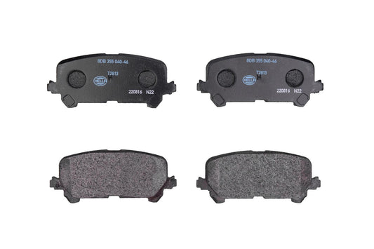 HELLA Brake pad set - T2813 - for e.g. HONDA 8DB355040-461