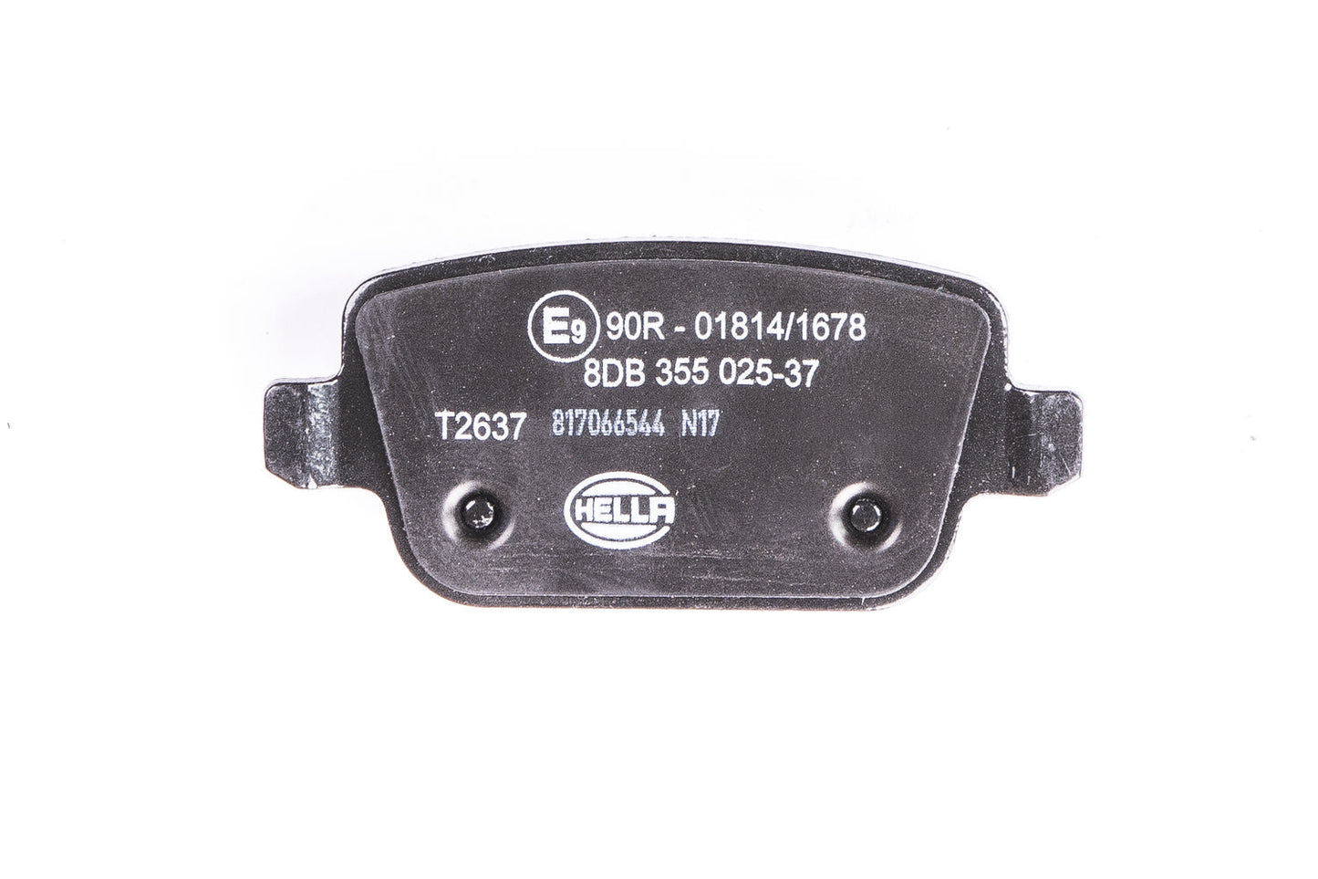 HELLA Brake pad set - T2637 - for e.g. FORD 8DB355025-371