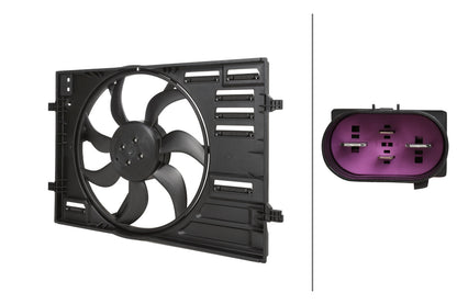 Hella Radiator Cooling Fan 8EW366420-401