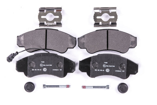 HELLA Brake pad set - T1355 - for e.g. CITROEN / FIAT / PEUGEOT 8DB355010-401