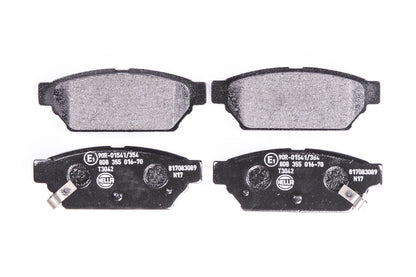 HELLA Brake pad set - T3042 - for e.g. MITSUBISHI / PROTON 8DB355016-701