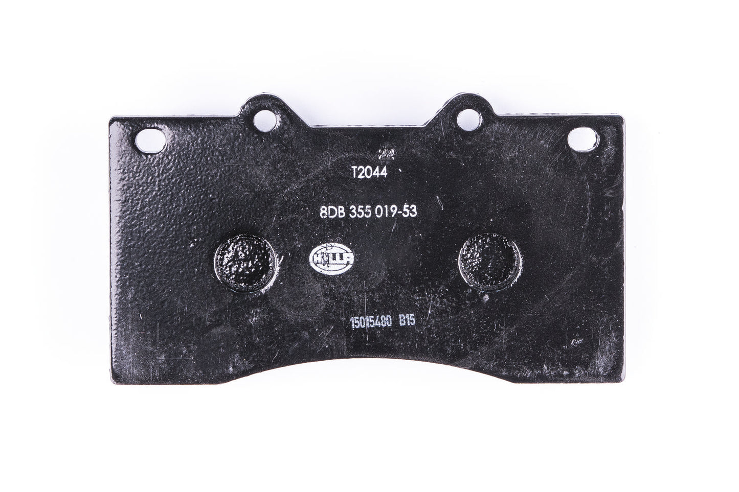 HELLA Brake pad set - T2044 - for e.g. NISSAN 8DB355019-531