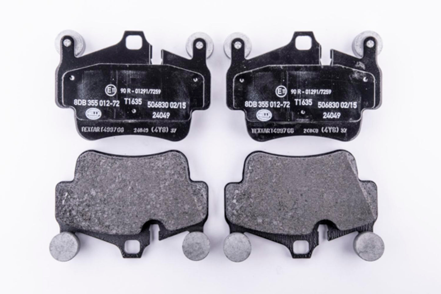 HELLA Brake pad set - T1635 - for e.g. PORSCHE 8DB355012-721