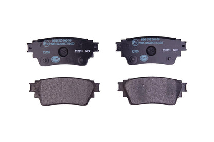 HELLA Brake pad set - T2755 - for e.g. MITSUBISHI 8DB355040-501