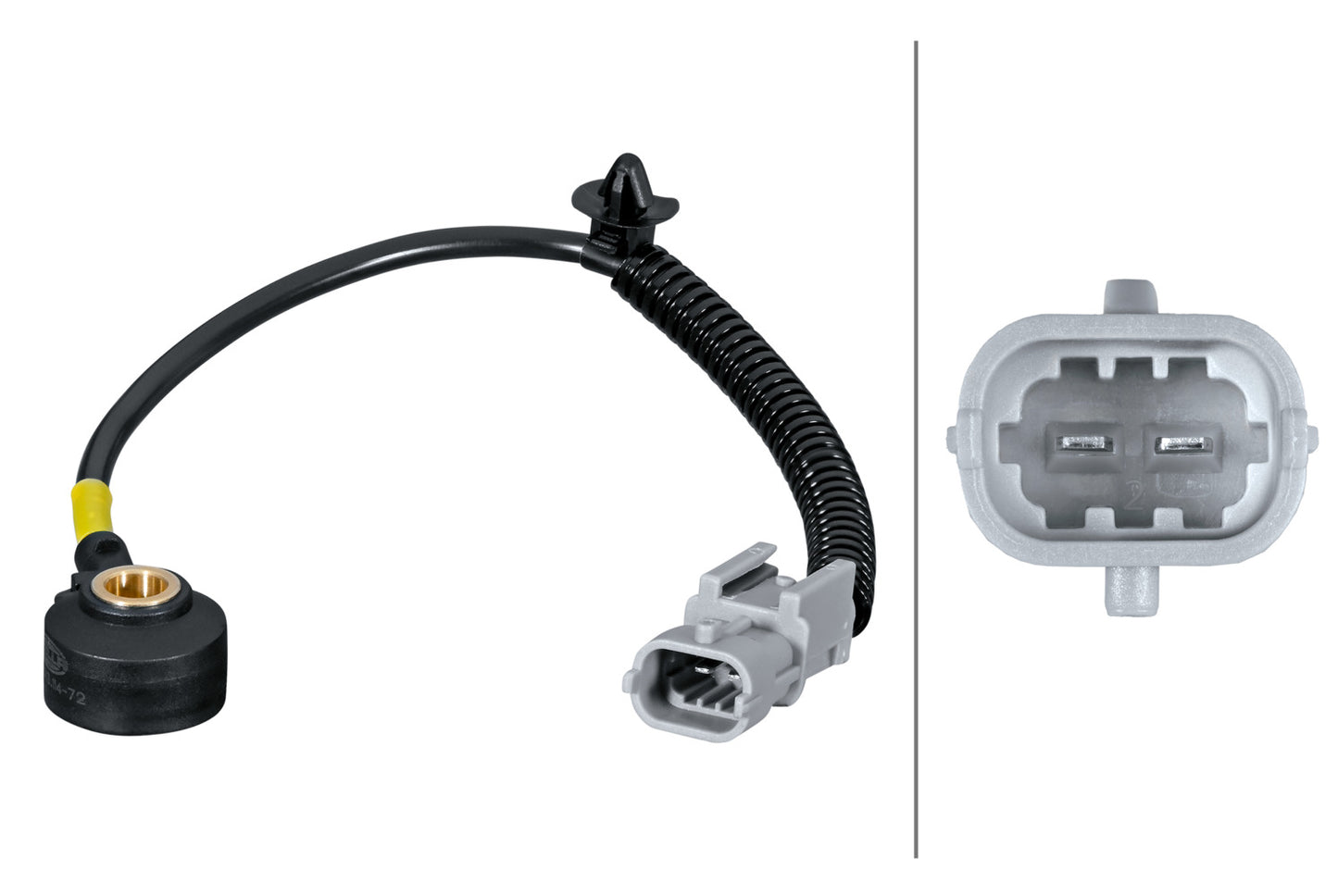 HELLA Knock Sensor - 2-pin connector 6PG013114-721