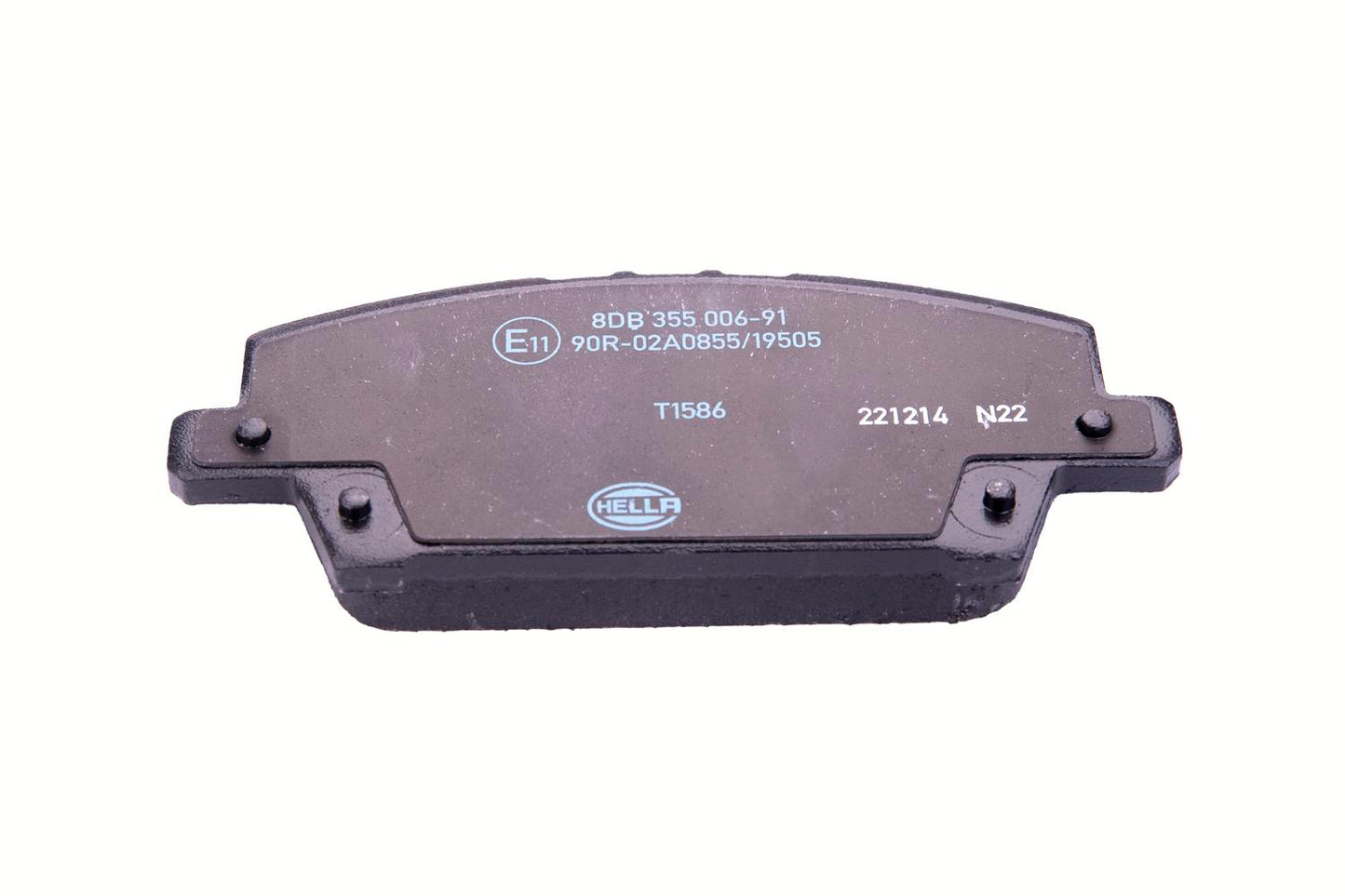 HELLA Brake pad set - T1586 - for e.g. HONDA 8DB355006-911