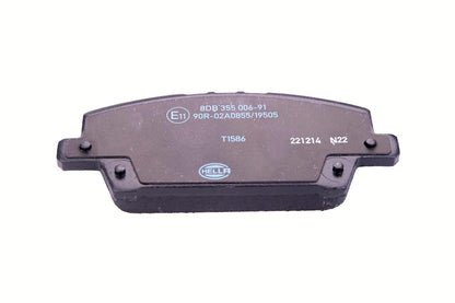 HELLA Brake pad set - T1586 - for e.g. HONDA 8DB355006-911