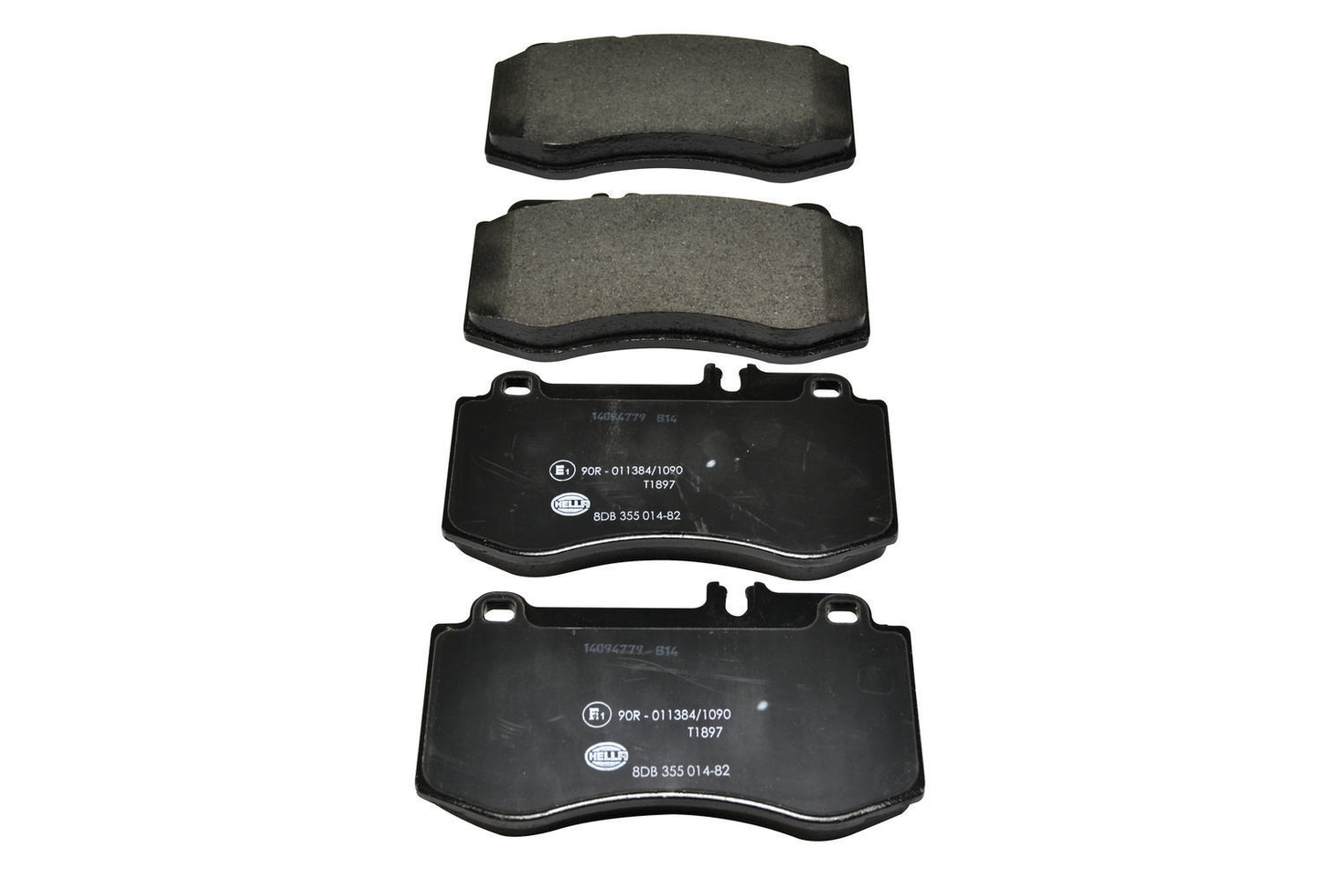 HELLA Brake pad set - T1897 - for e.g. MERCEDES-BENZ 8DB355014-821