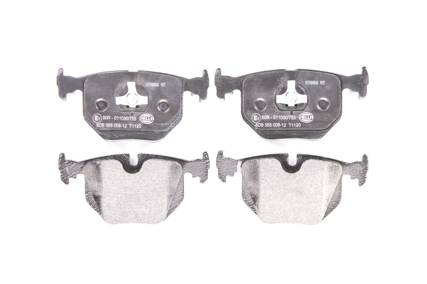 HELLA Brake pad set - T1120 - for e.g. BMW / MASERATI / WIESMANN 8DB355008-121