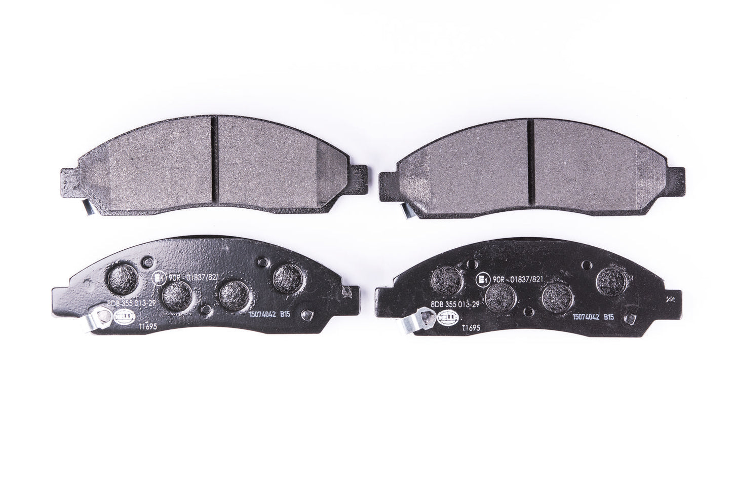 HELLA Brake pad set - T1695 - for e.g. CHEVROLET / GMC / HOLDEN / ISUZU 8DB355013-291