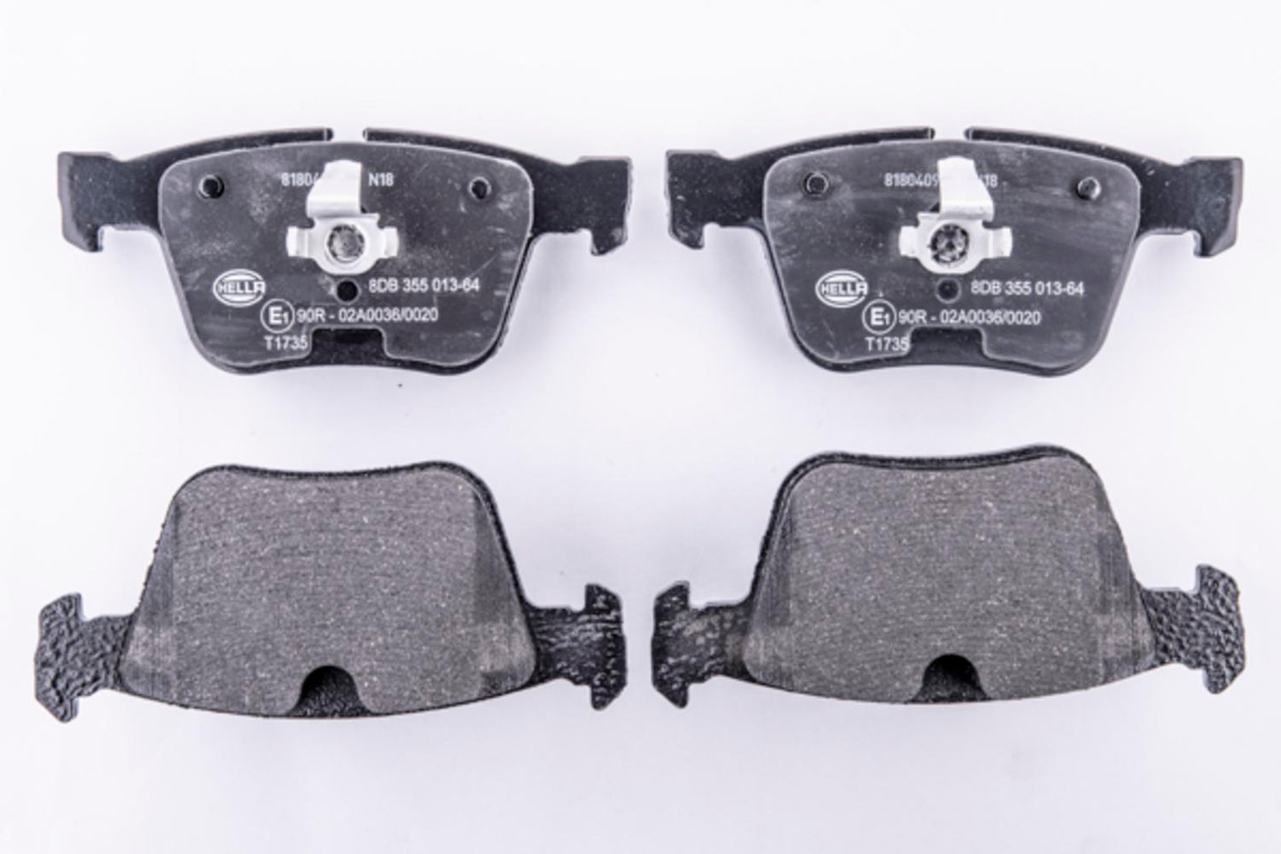 HELLA Brake pad set - T1735 - for e.g. MERCEDES-BENZ 8DB355013-641