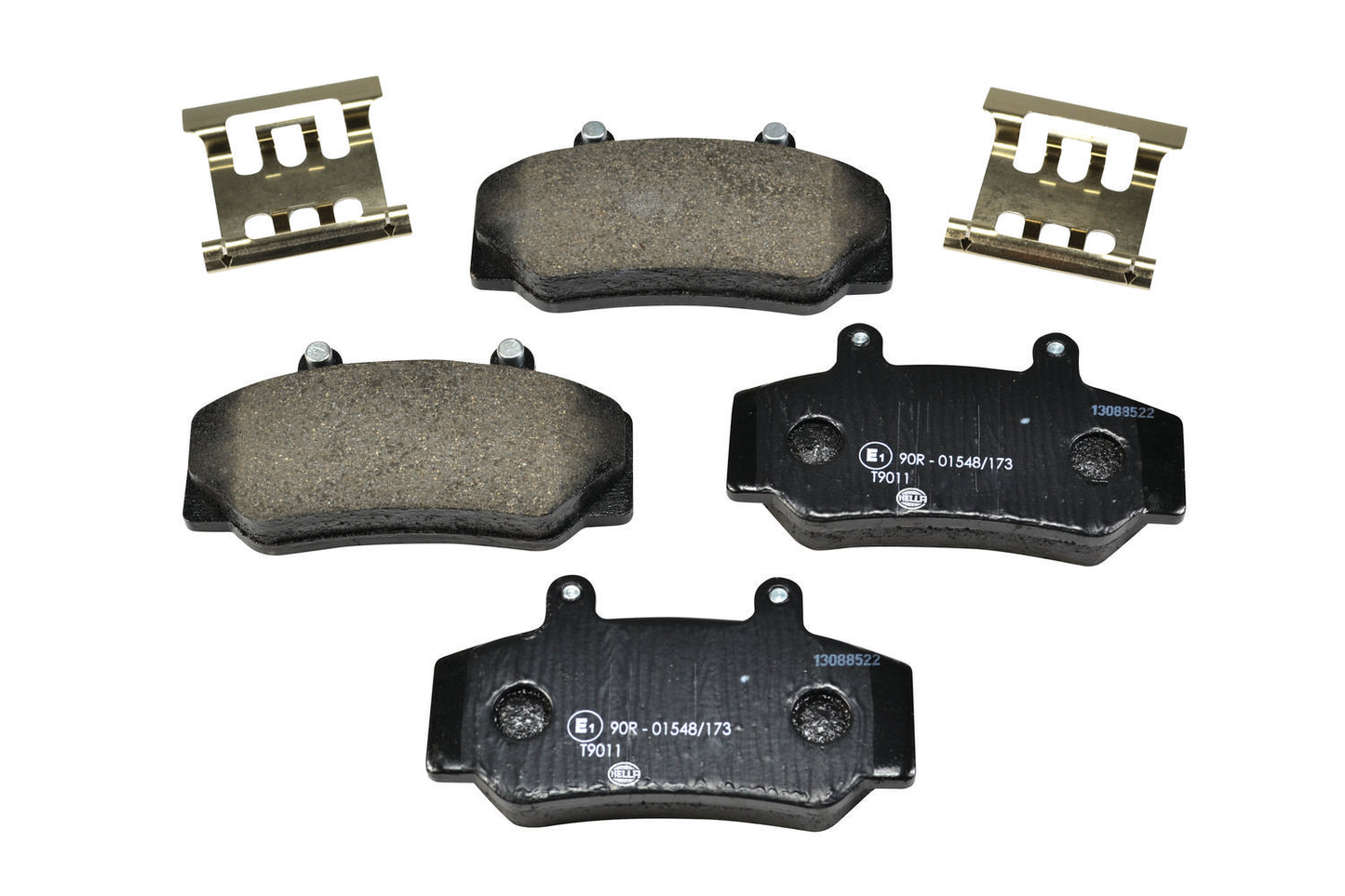 HELLA Brake pad set - T9011 - for e.g. UMM / VOLVO 8DB355019-031